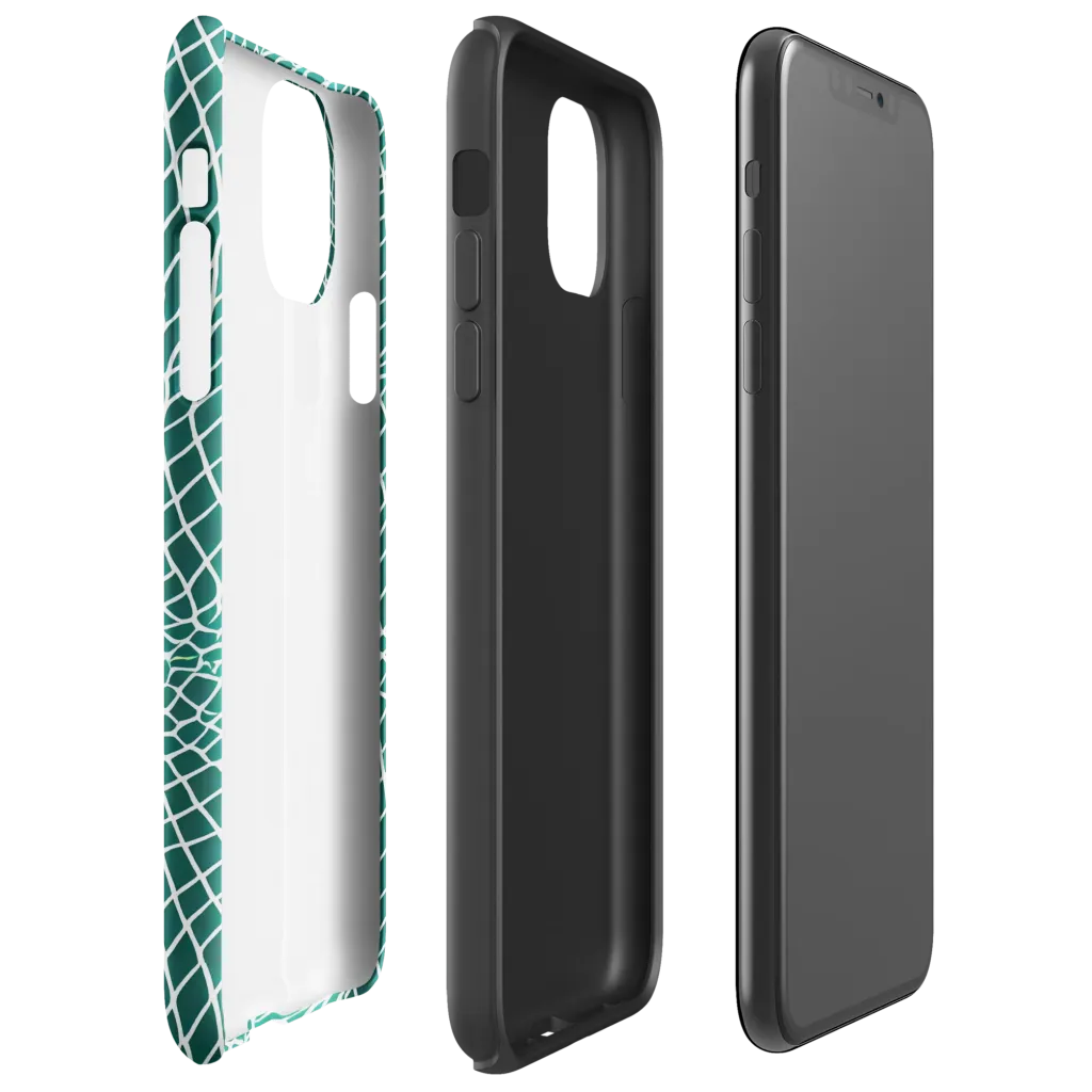 Oceanic Twine on Tough Case for iPhone® — Right
