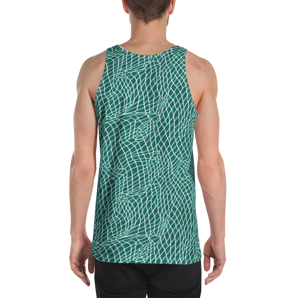 Oceanic Twine on Men's Tank Top — Back