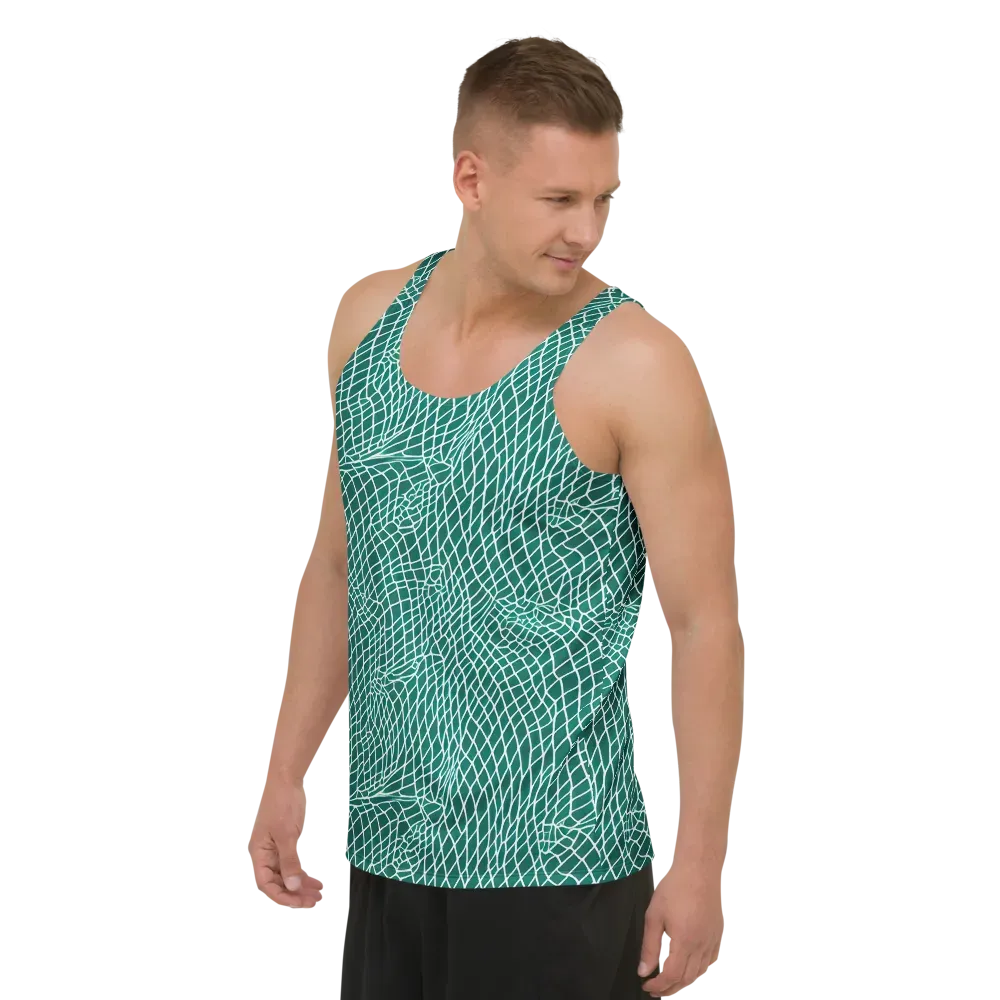 Oceanic Twine on Men's Tank Top — Left Front