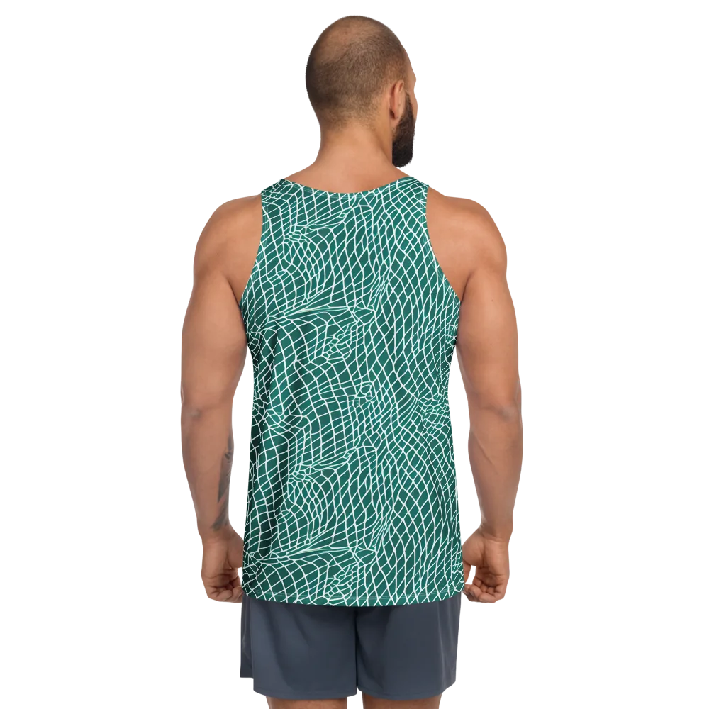 Oceanic Twine on Men's Tank Top — Back