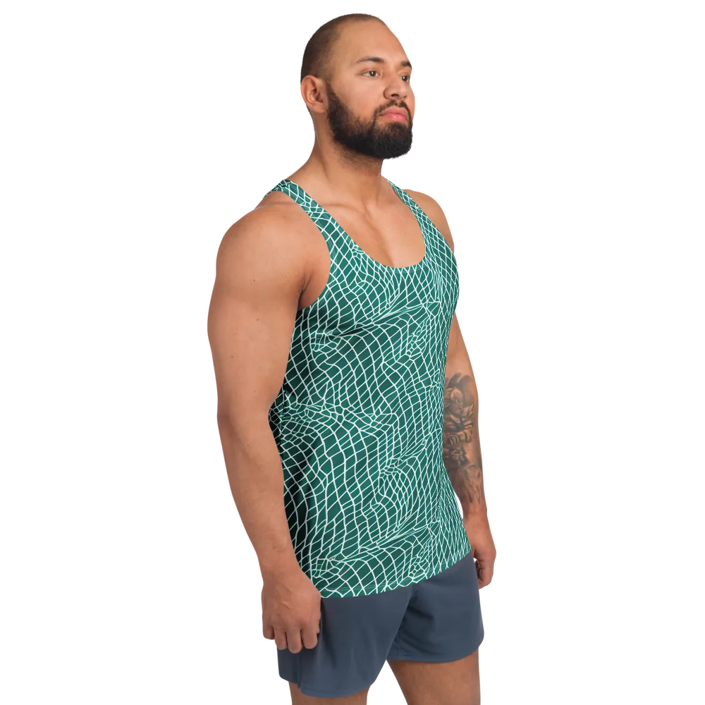 Oceanic Twine on Men's Tank Top — Right Front