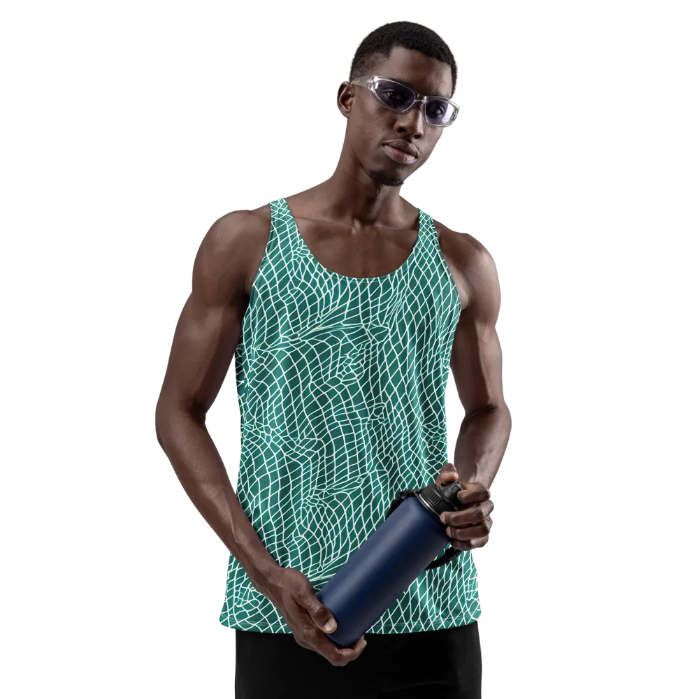 Oceanic Twine on Men's Tank Top — Front
