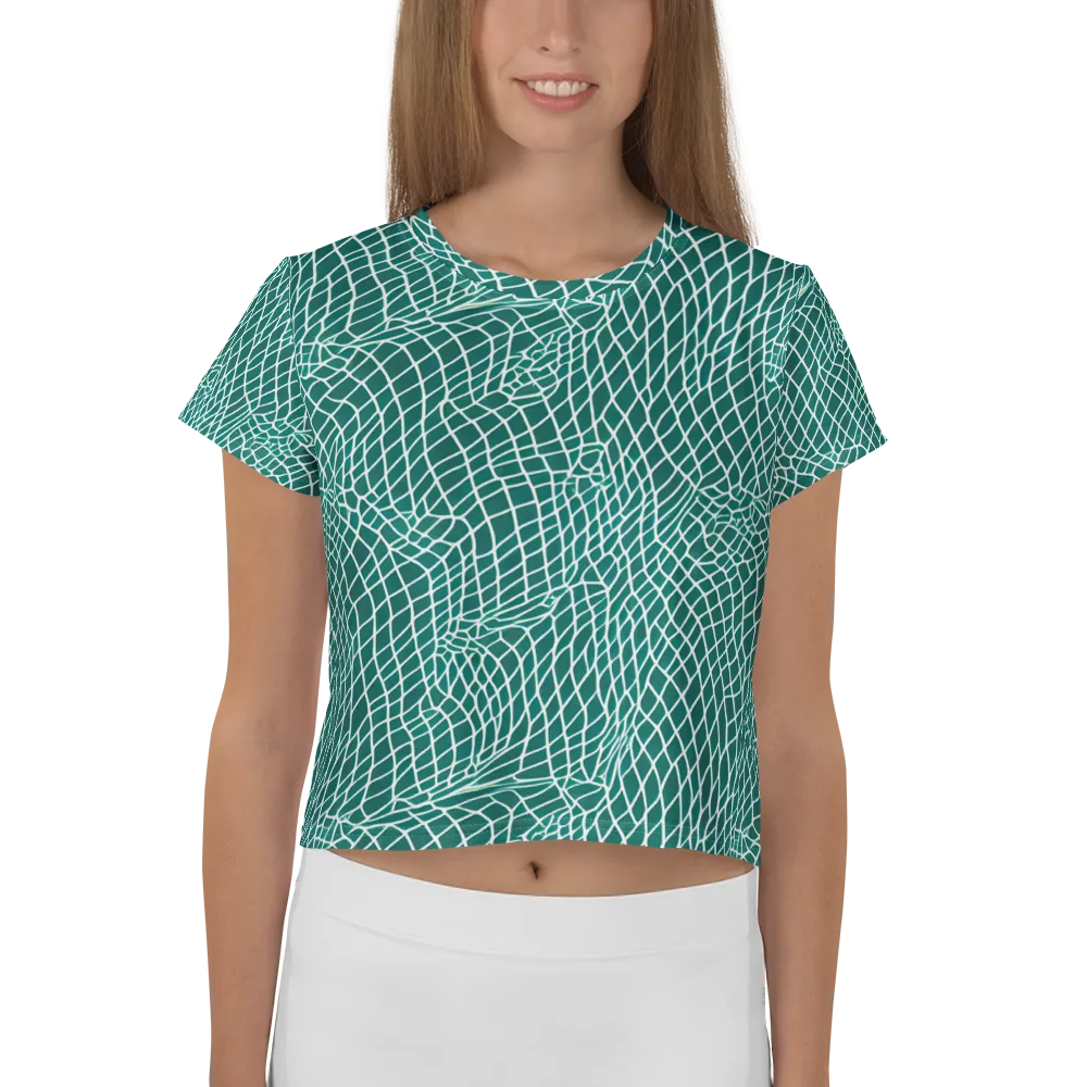 Oceanic Twine on Crop Tee — Front