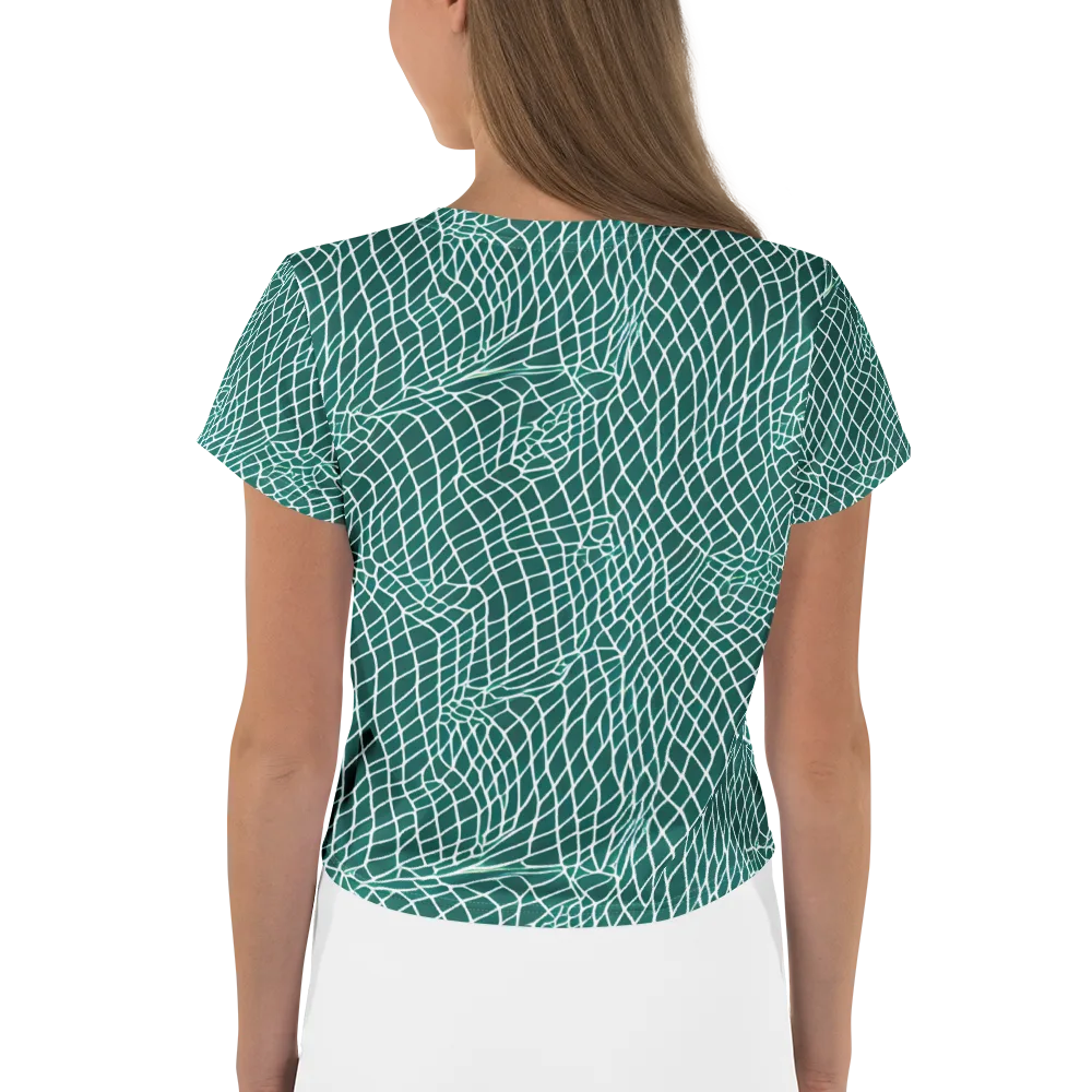 Oceanic Twine on Crop Tee — Back