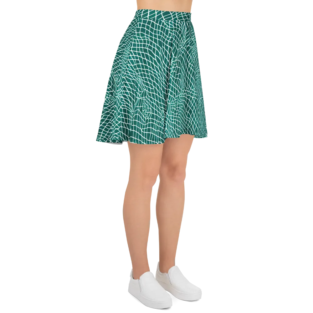 Oceanic Twine on Skater Skirt — Right