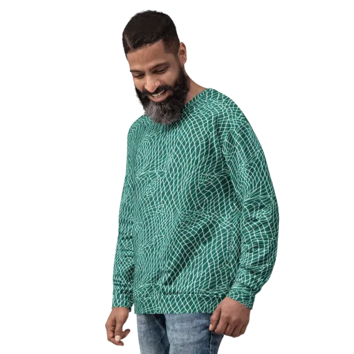 Oceanic Twine on a Sweatshirt