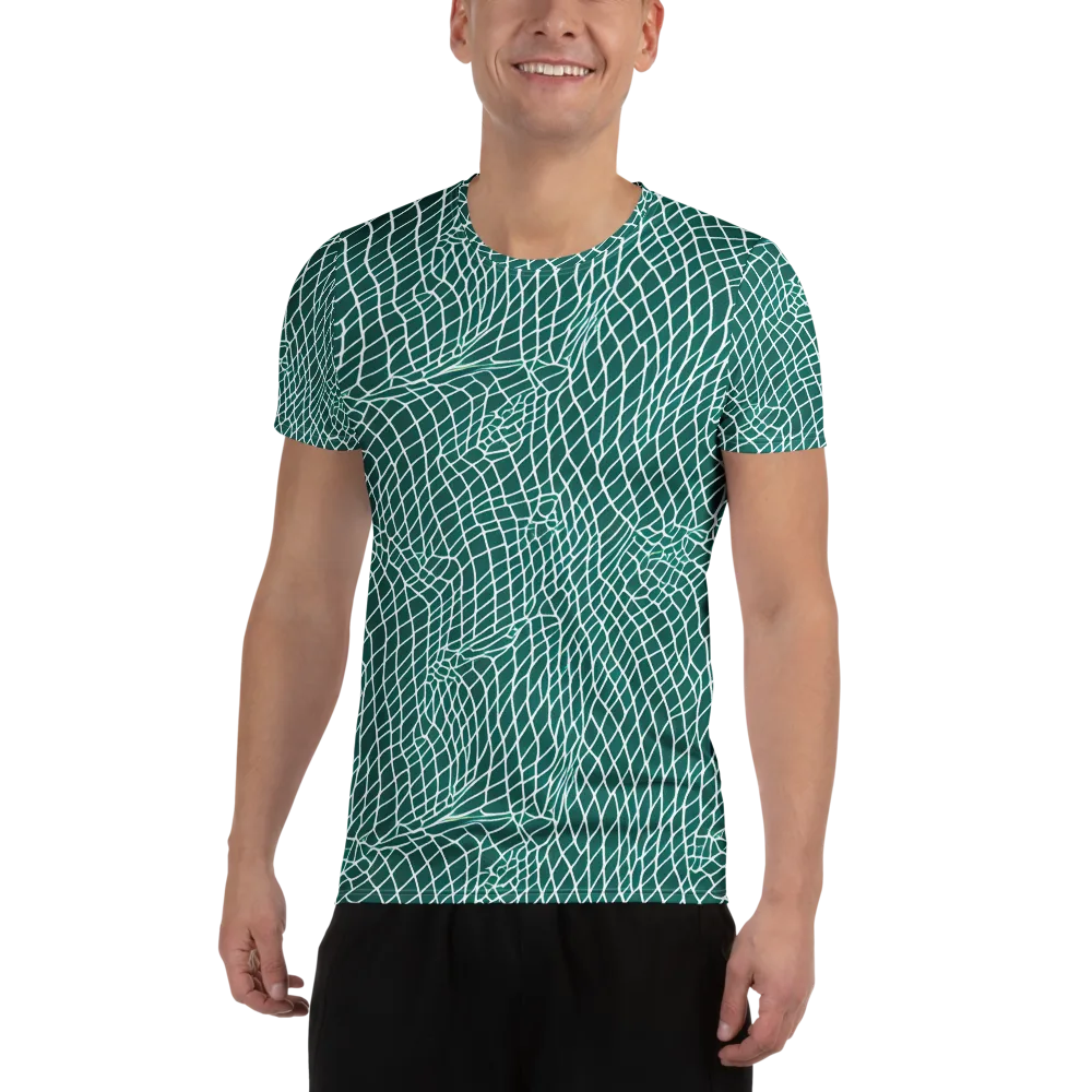 Oceanic Twine on Men's Athletic T-Shirt — Front