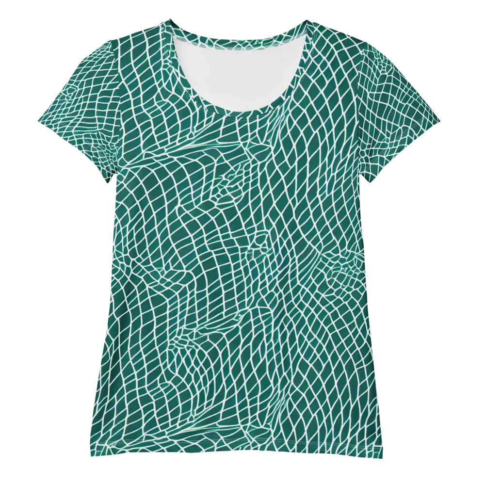 Oceanic Twine on Women's Athletic T-Shirt — Front