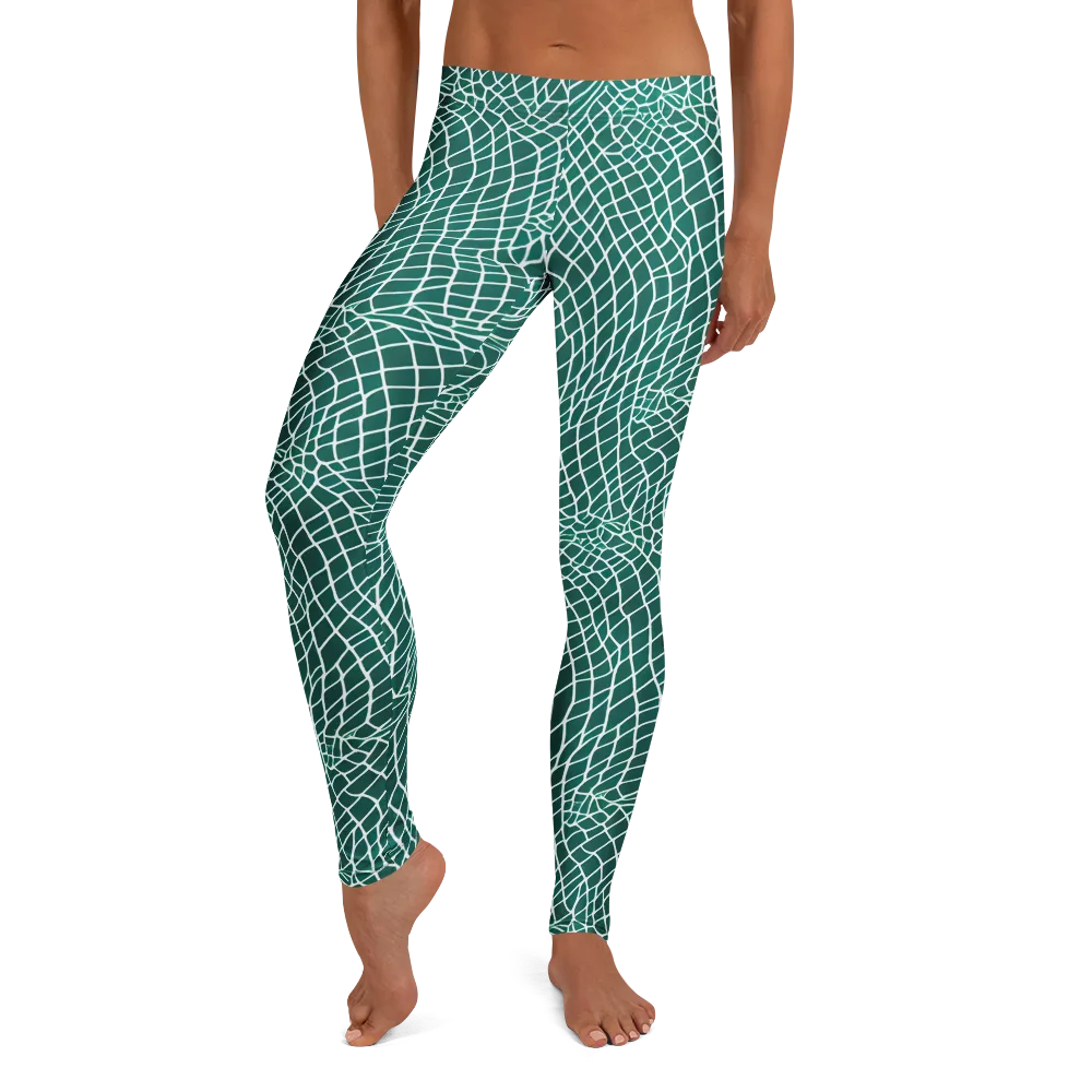 Oceanic Twine on Leggings — Front