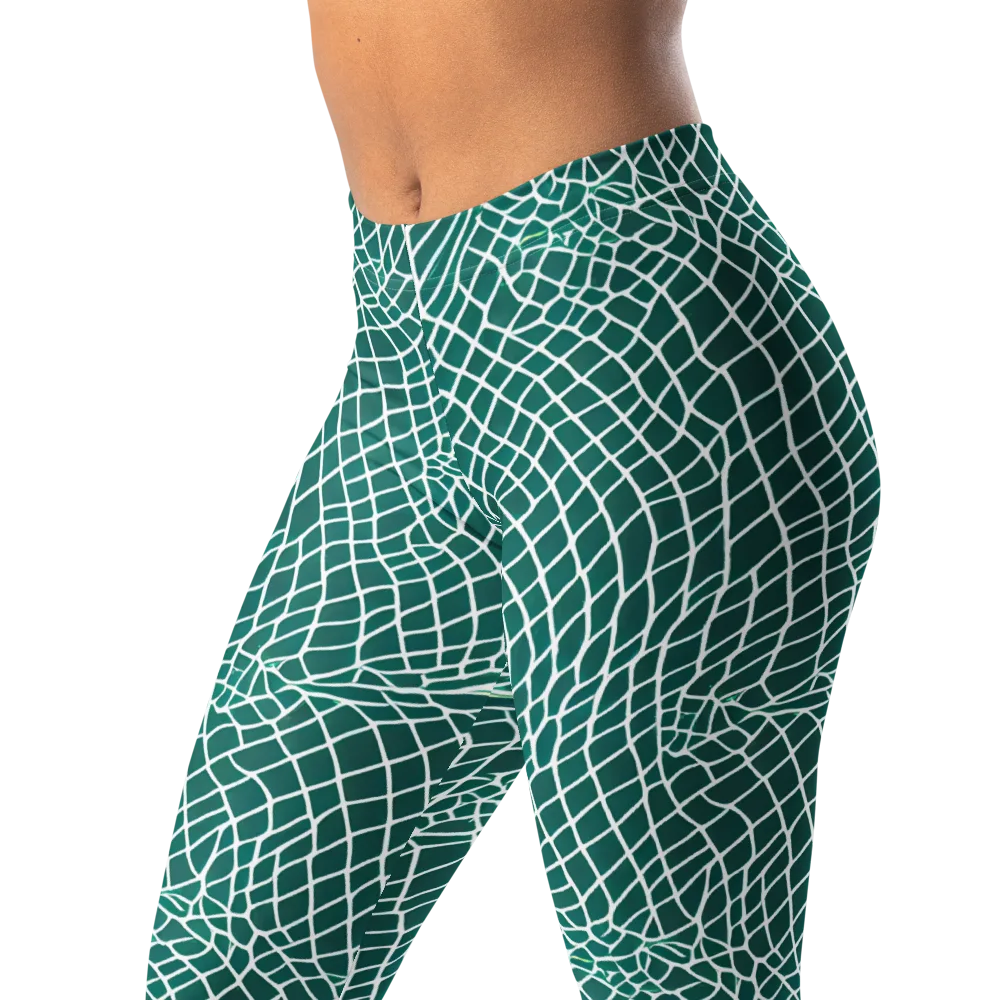 Oceanic Twine on Leggings — Left Front