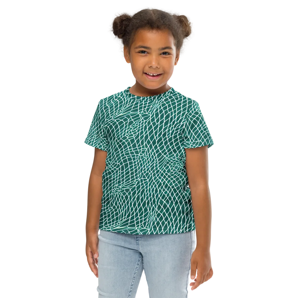 Oceanic Twine on Kids Crew Neck T-Shirt — Front