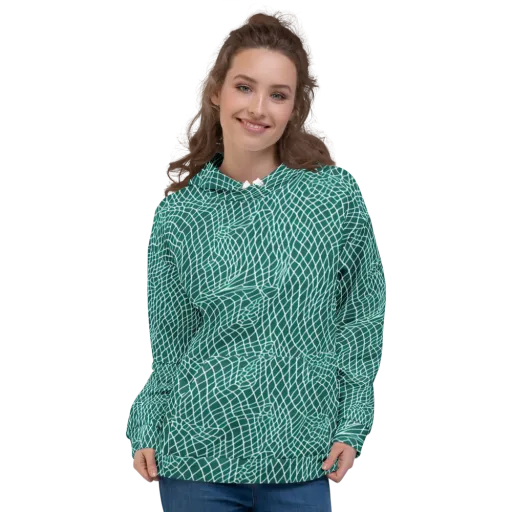 Oceanic Twine on a Hoodie