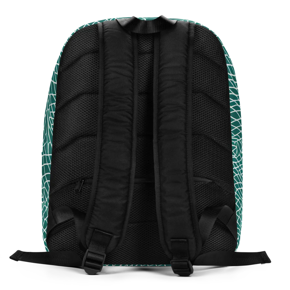 Oceanic Twine on Minimalist Backpack — Back