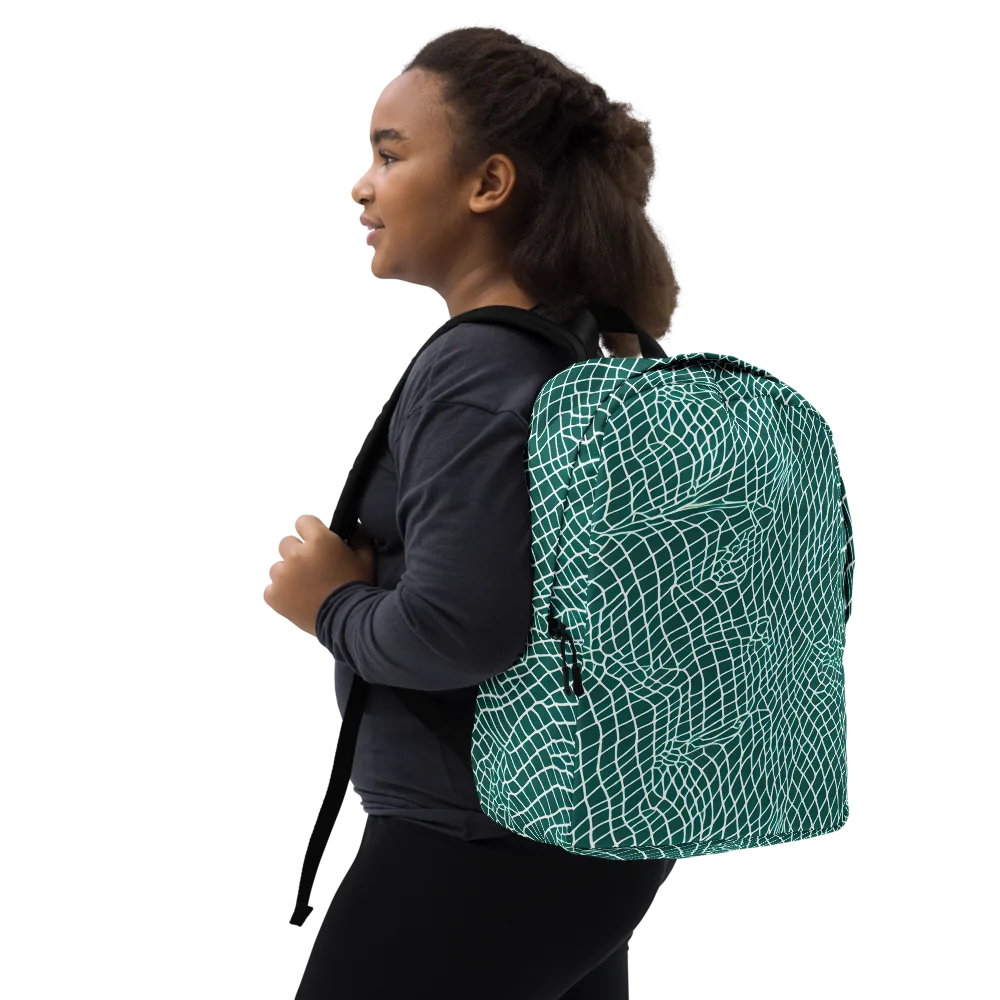 Oceanic Twine on Minimalist Backpack — Right Front