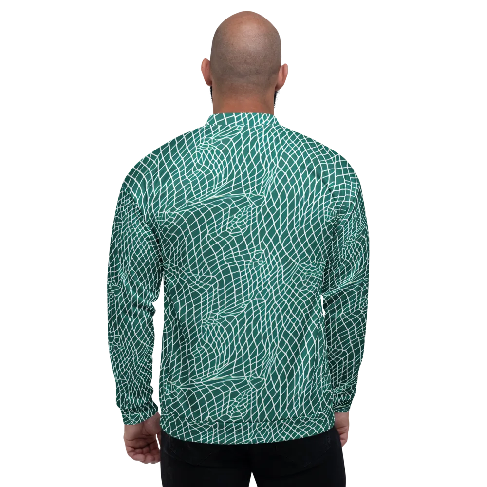 Oceanic Twine on Bomber Jacket — Back
