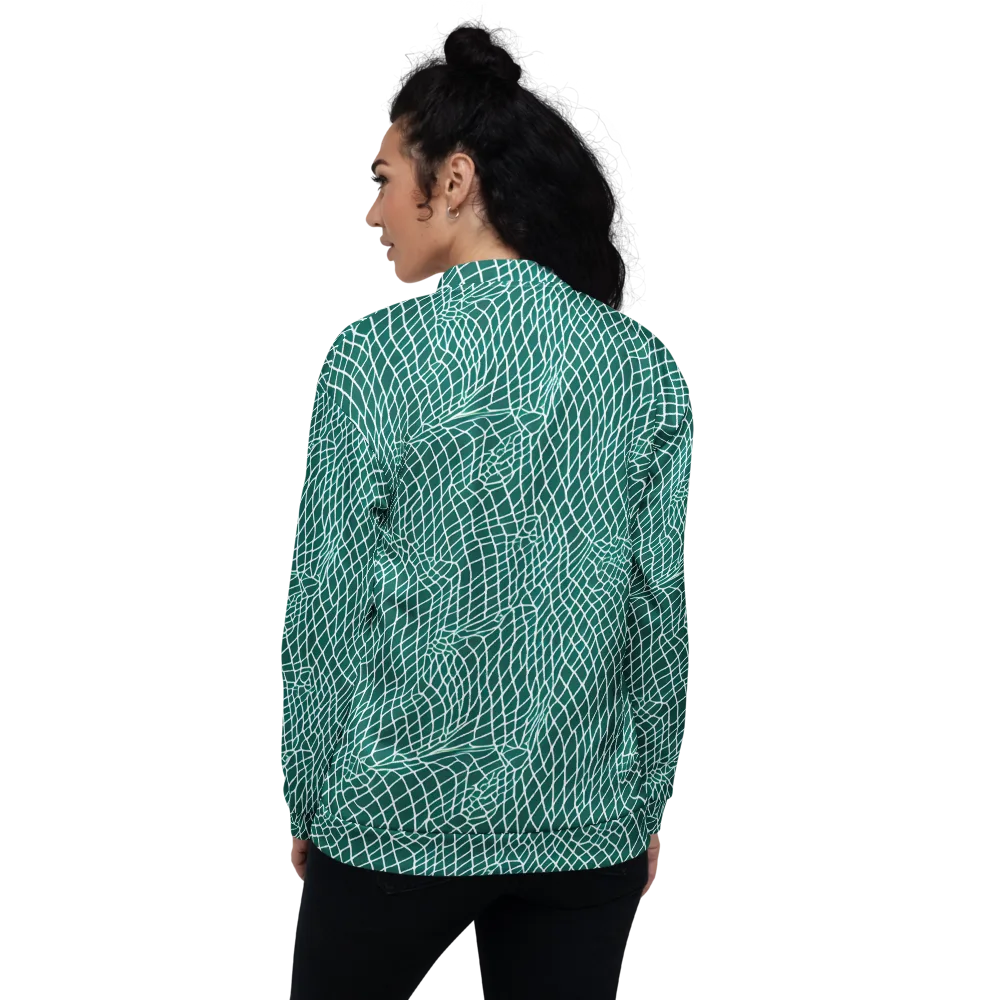 Oceanic Twine on Bomber Jacket — Back
