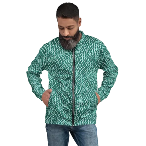 Oceanic Twine on a Bomber Jacket