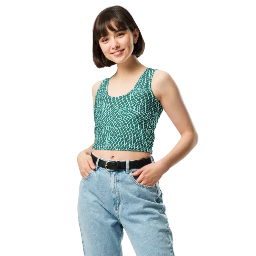Oceanic Twine on a Crop Top