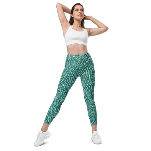 Oceanic Twine on a Leggings with Pockets