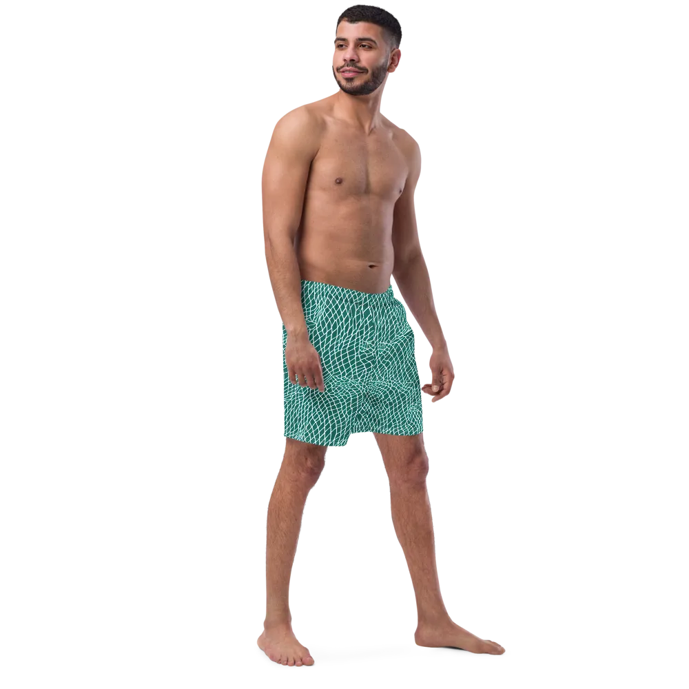 Oceanic Twine on Swim Trunks — Right Front