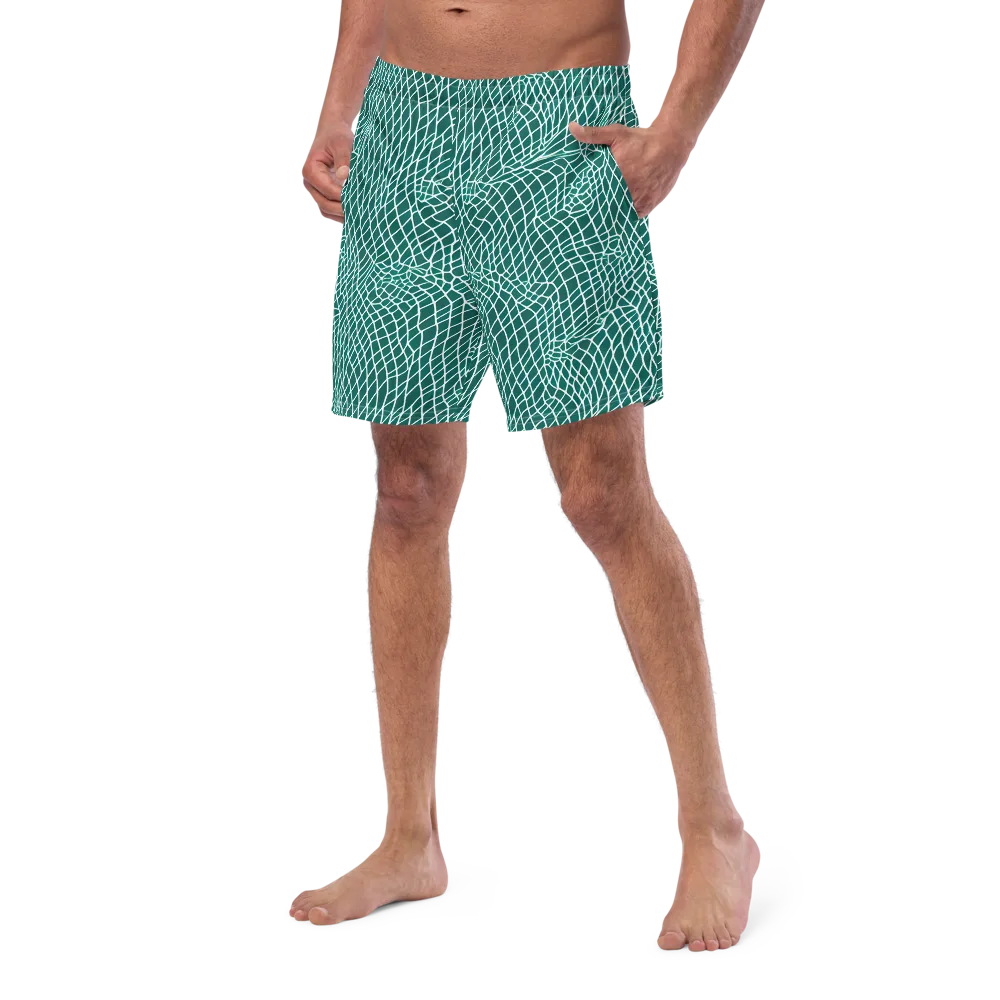 Oceanic Twine on Swim Trunks — Left Front