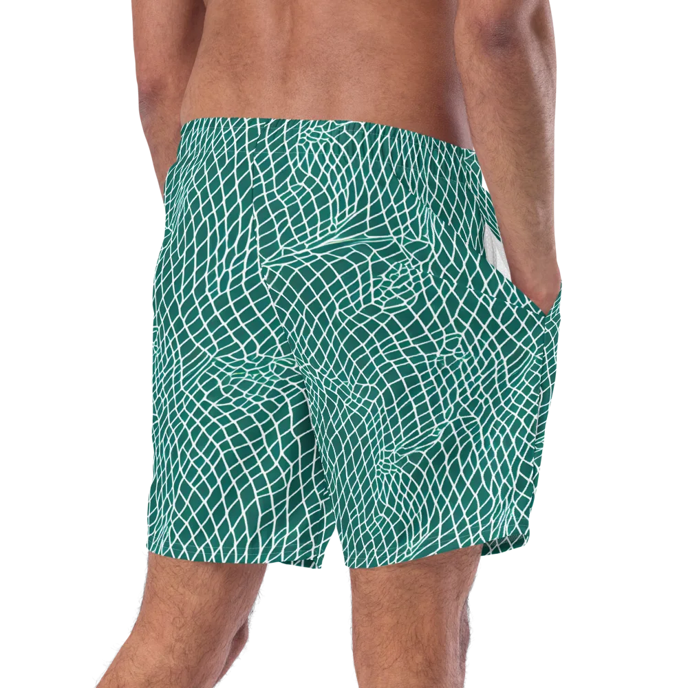 Oceanic Twine on Swim Trunks — Right Back