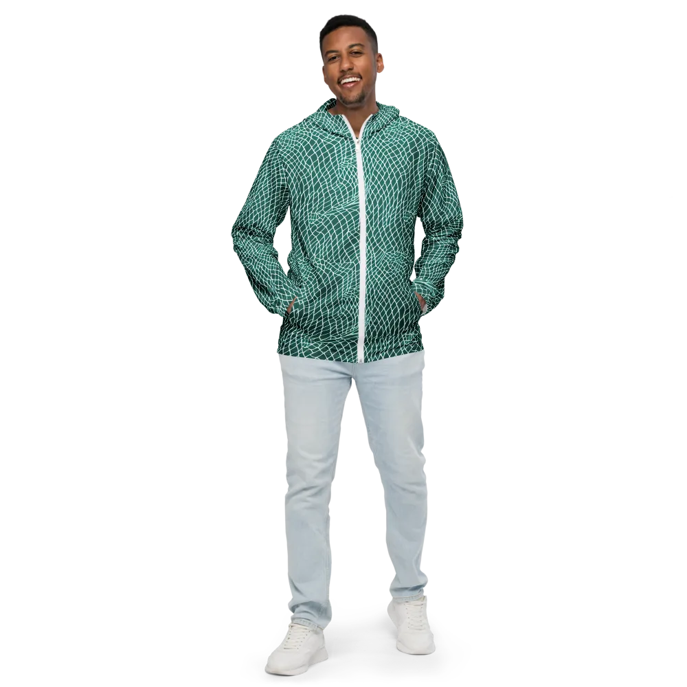 Oceanic Twine on Men's Windbreaker — Front