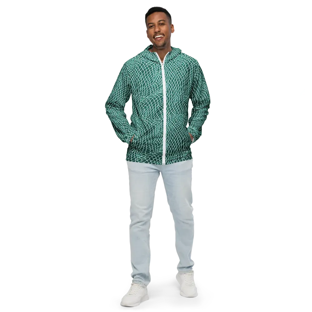 Oceanic Twine on Men's Windbreaker — Front