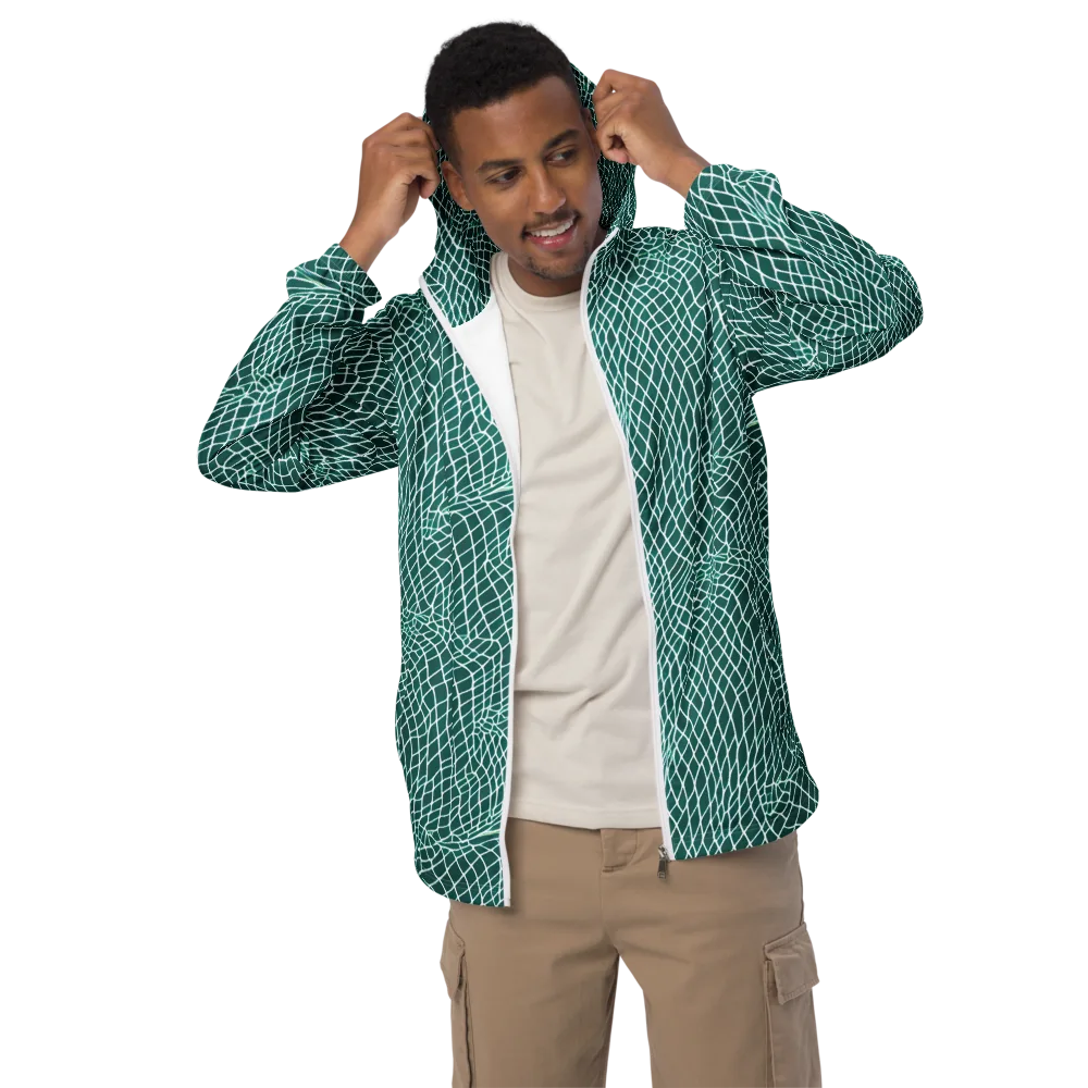 Oceanic Twine on Men's Windbreaker — Front