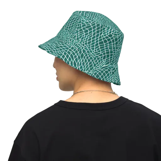 Oceanic Twine on a Reversible Bucket Hat