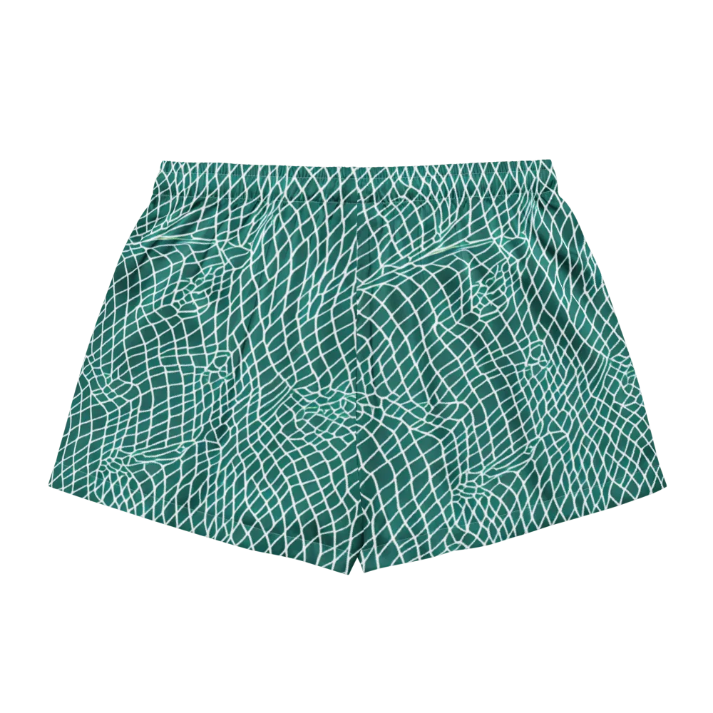 Oceanic Twine on Women's Pajama Shorts — Back