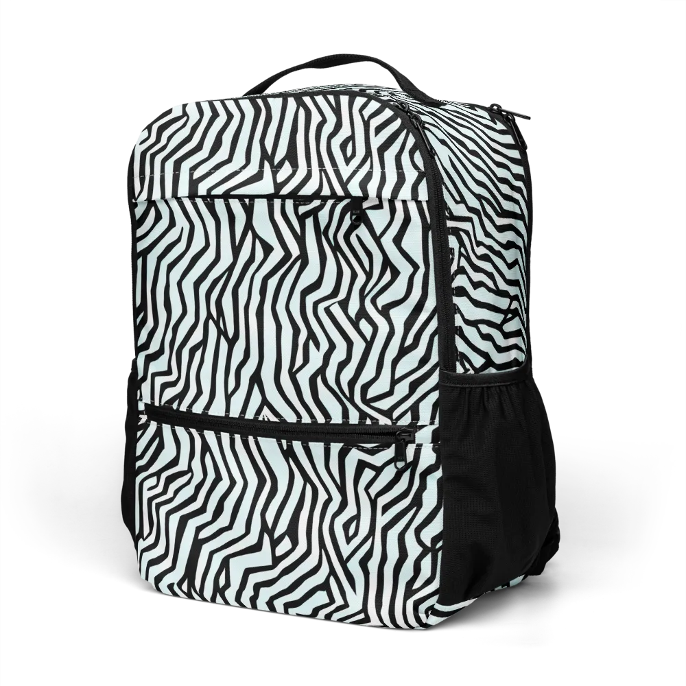 Echoing Stripes on Utility Backpack — Left Front