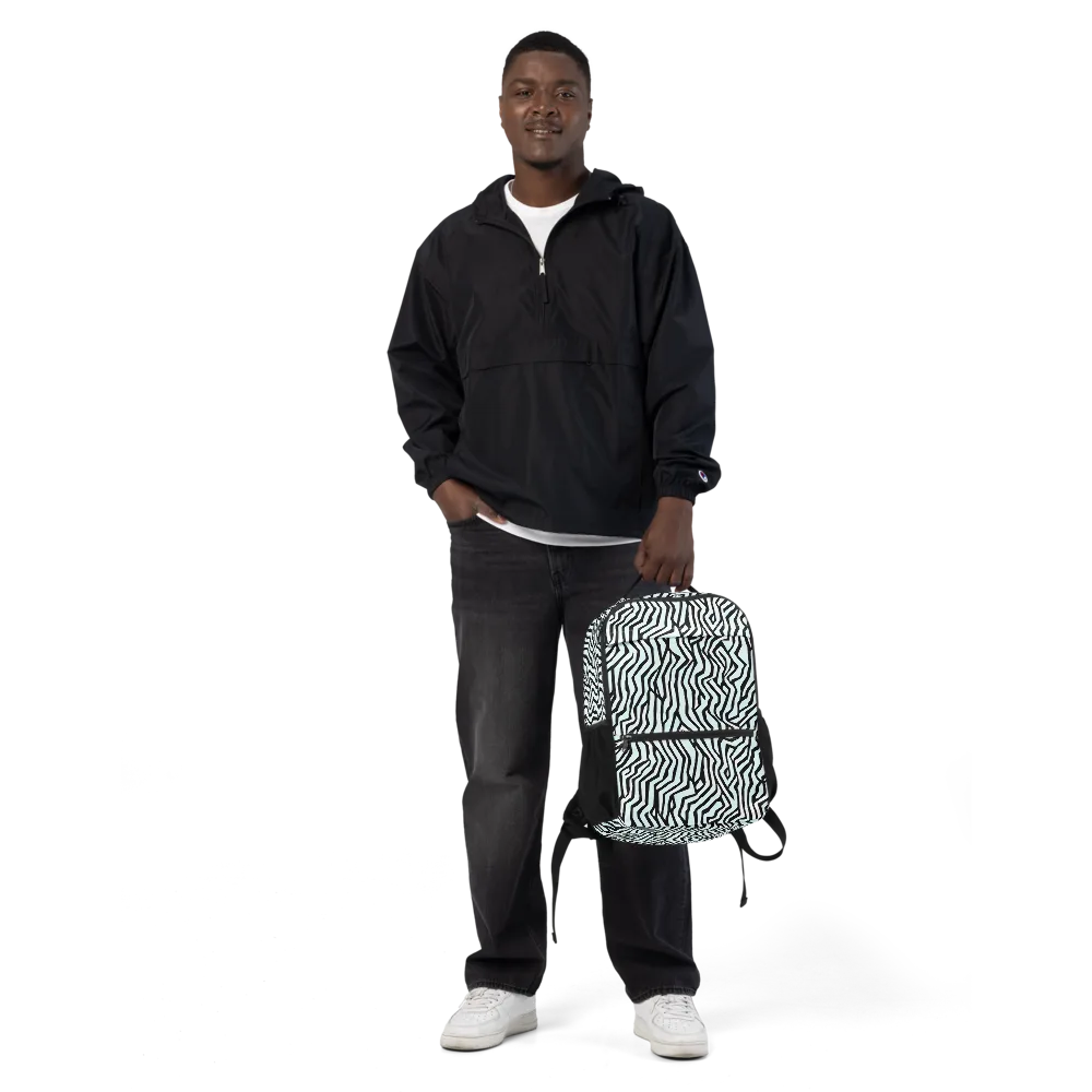 Echoing Stripes on Utility Backpack — Front