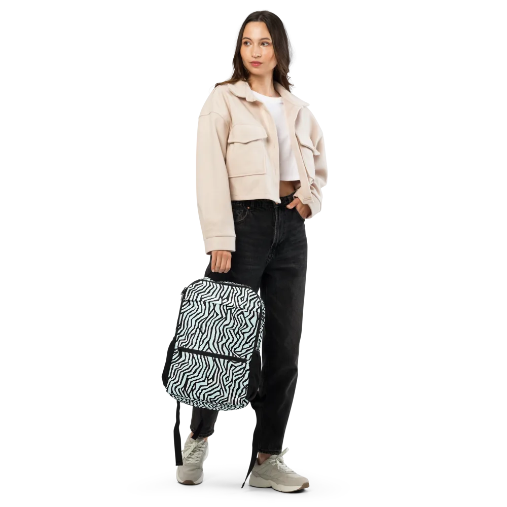 Echoing Stripes on Utility Backpack — Front