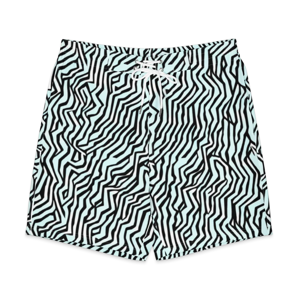 Echoing Stripes on Men's Board Shorts — Front