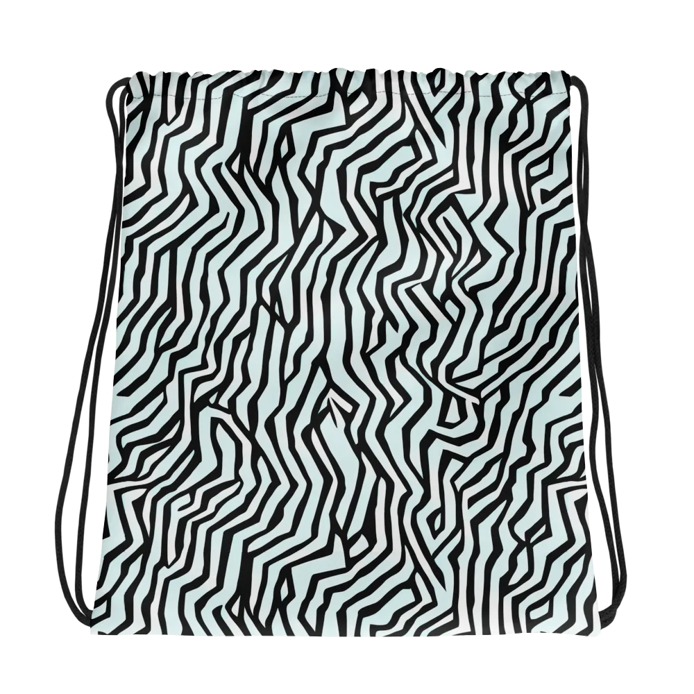 Echoing Stripes on Drawstring Bag — Photo