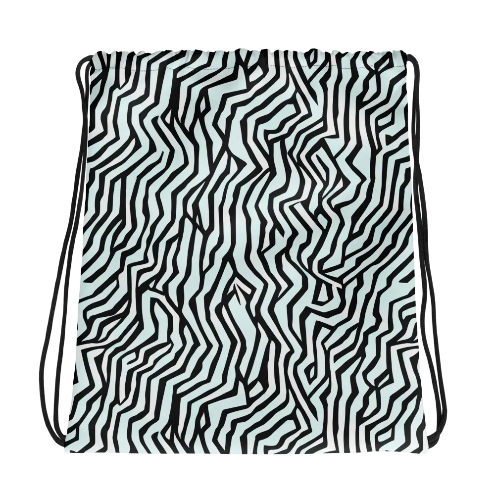 Echoing Stripes on Drawstring Bag — Photo