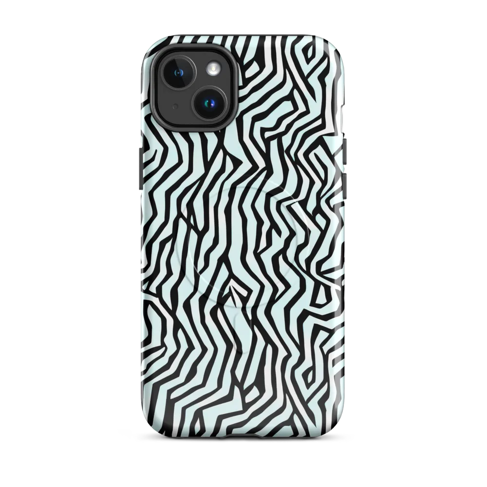 Echoing Stripes on MagSafe Tough Case for iPhone® — Front