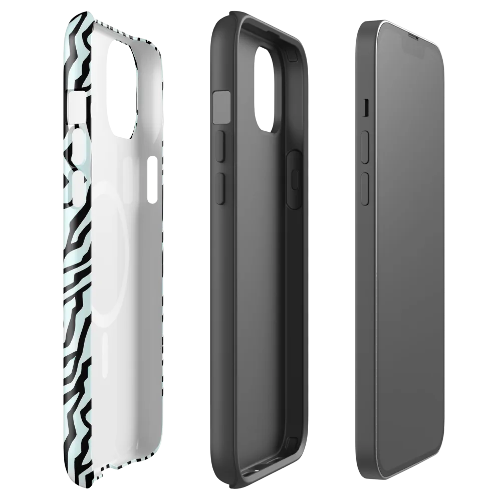 Echoing Stripes on MagSafe Tough Case for iPhone® — Front