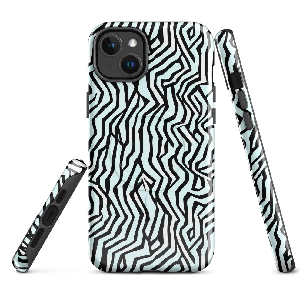 Echoing Stripes on MagSafe Tough Case for iPhone® — Front