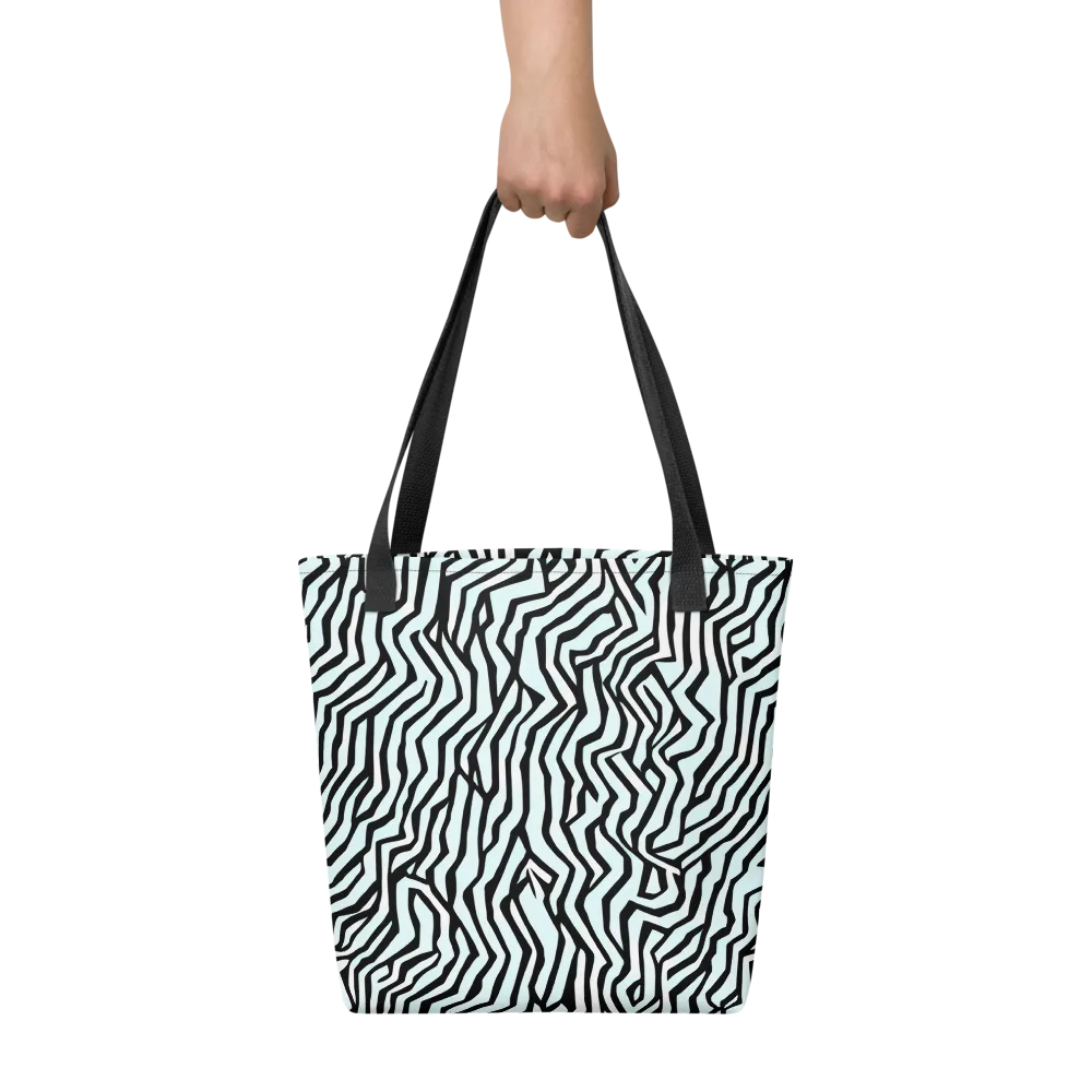 Echoing Stripes on Tote Bag — Front