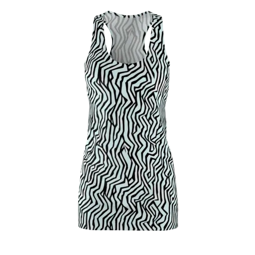 Echoing Stripes on a Racerback Dress