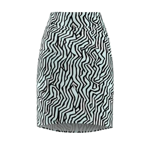 Echoing Stripes on a Pencil Skirt