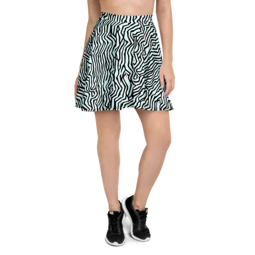 Echoing Stripes on a Skater Skirt