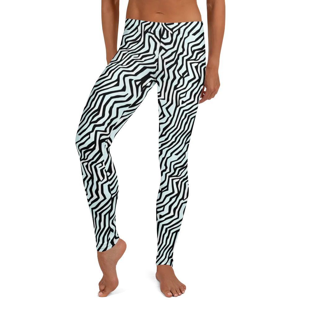 Echoing Stripes on Leggings — Front