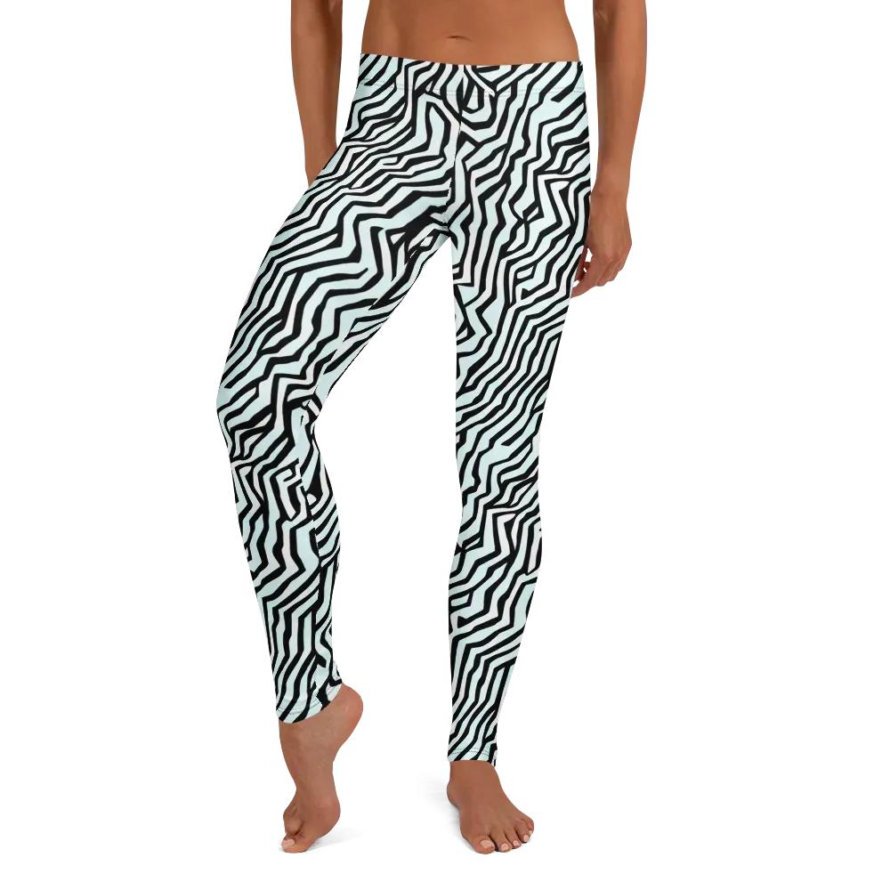 Echoing Stripes on Leggings — Front