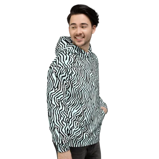 Echoing Stripes on a Hoodie