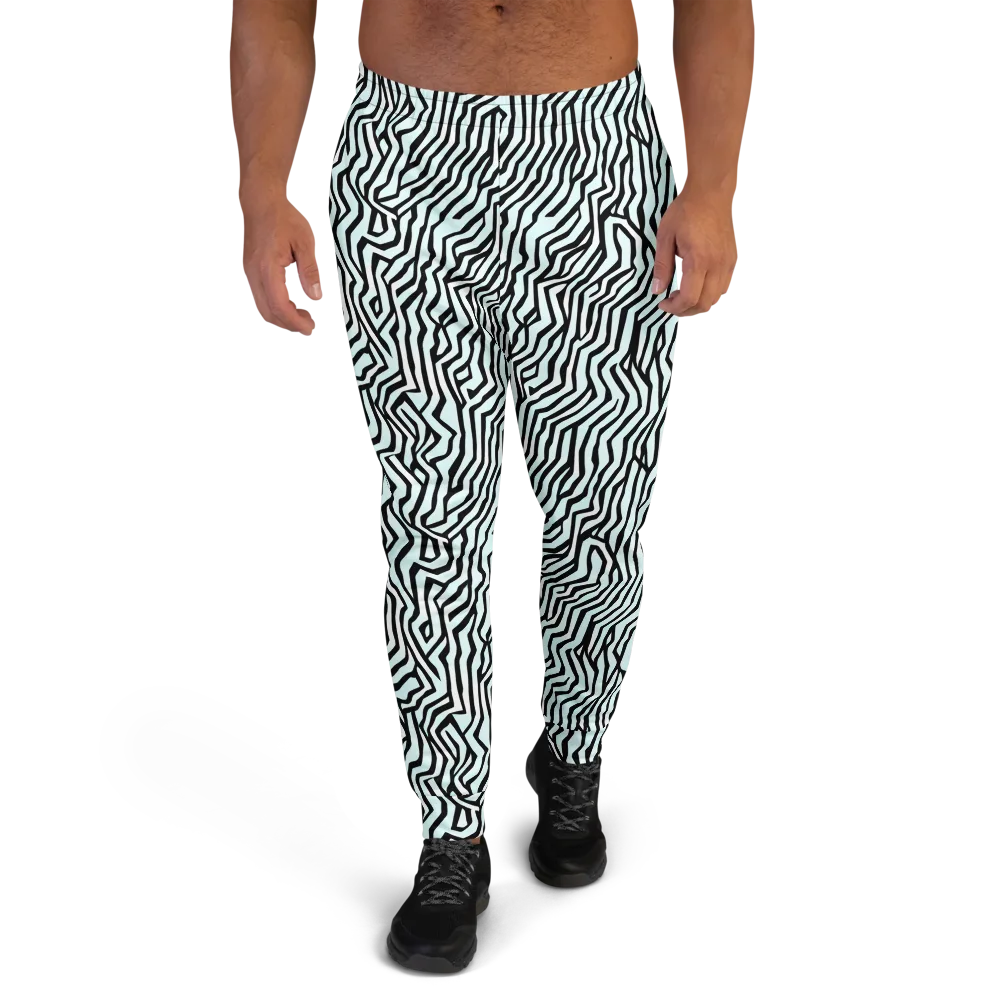 Echoing Stripes on Men's Joggers — Front