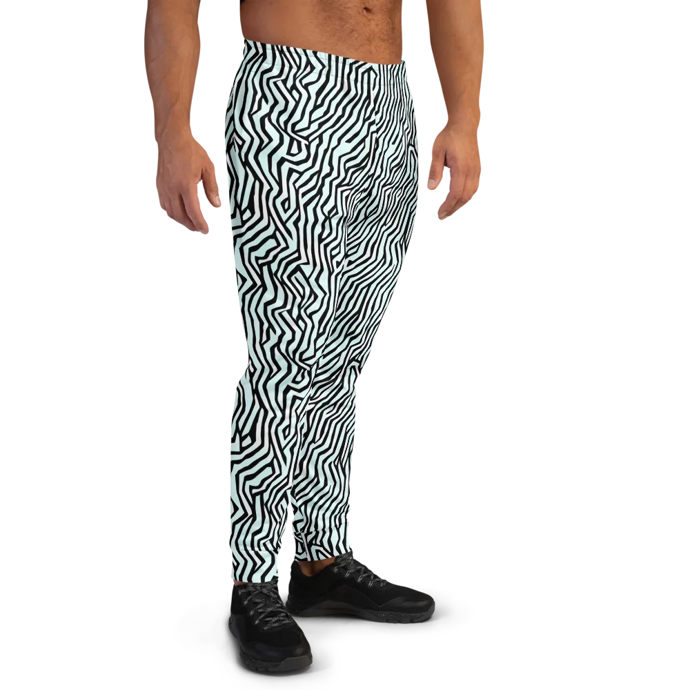 Echoing Stripes on Men's Joggers — Right