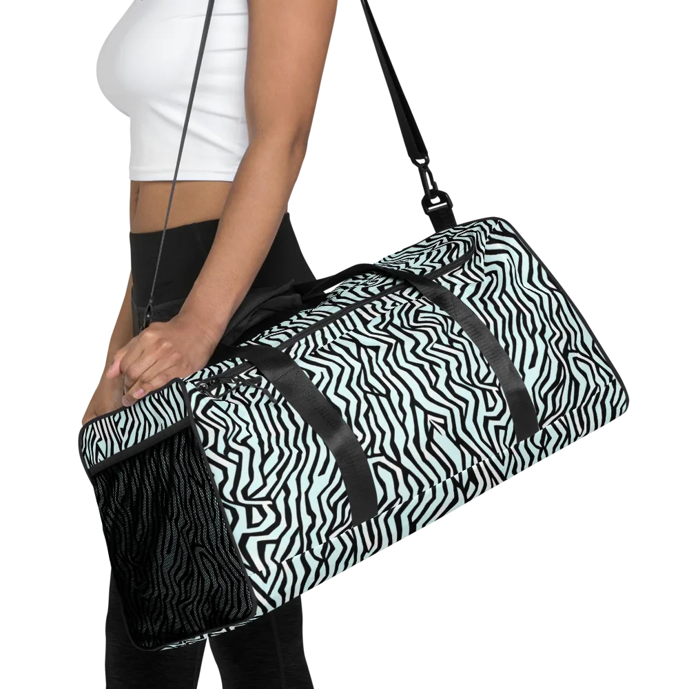 Echoing Stripes on Duffle Bag — Front